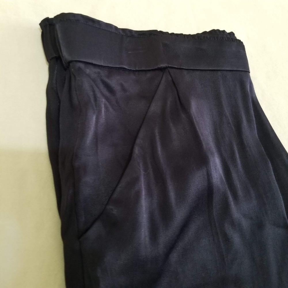 Navy Blue Sateen - Silk Loft Shorts - Picture 5 of 8